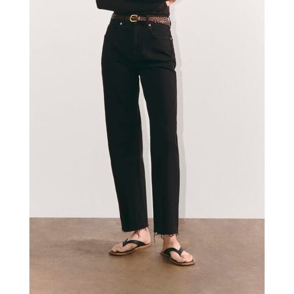 Everlane The Way-High Jean in Coal Black 30 Long NWT - Picture 1 of 14